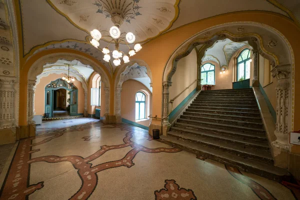 Геологический Музей Будапешта Является Главным Геологическим Музеем Венгрии Здание Спроектировано — стоковое фото