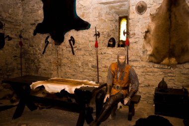 Ortaçağ binasının içi