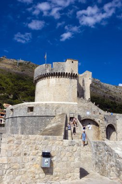 Hırvatistan 'ın Dubrovnik kentindeki tarihi şato