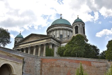 Macaristan 'daki Esztergom Kubbesi' nin HDR görüntüsü