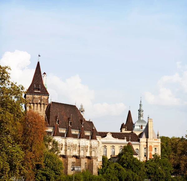 Das Schloss Vajdahunyad Budapest Ungarn — Stockfoto