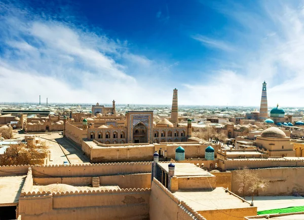 Vista Aérea Khiva Uzbekistán — Foto de Stock