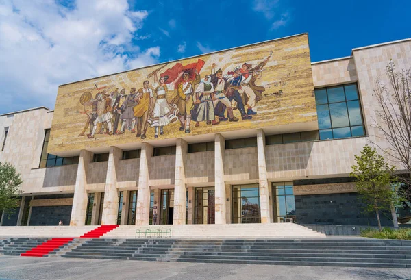 Bâtiment Musée National Histoire Dans Centre Tirana Albania — Photo