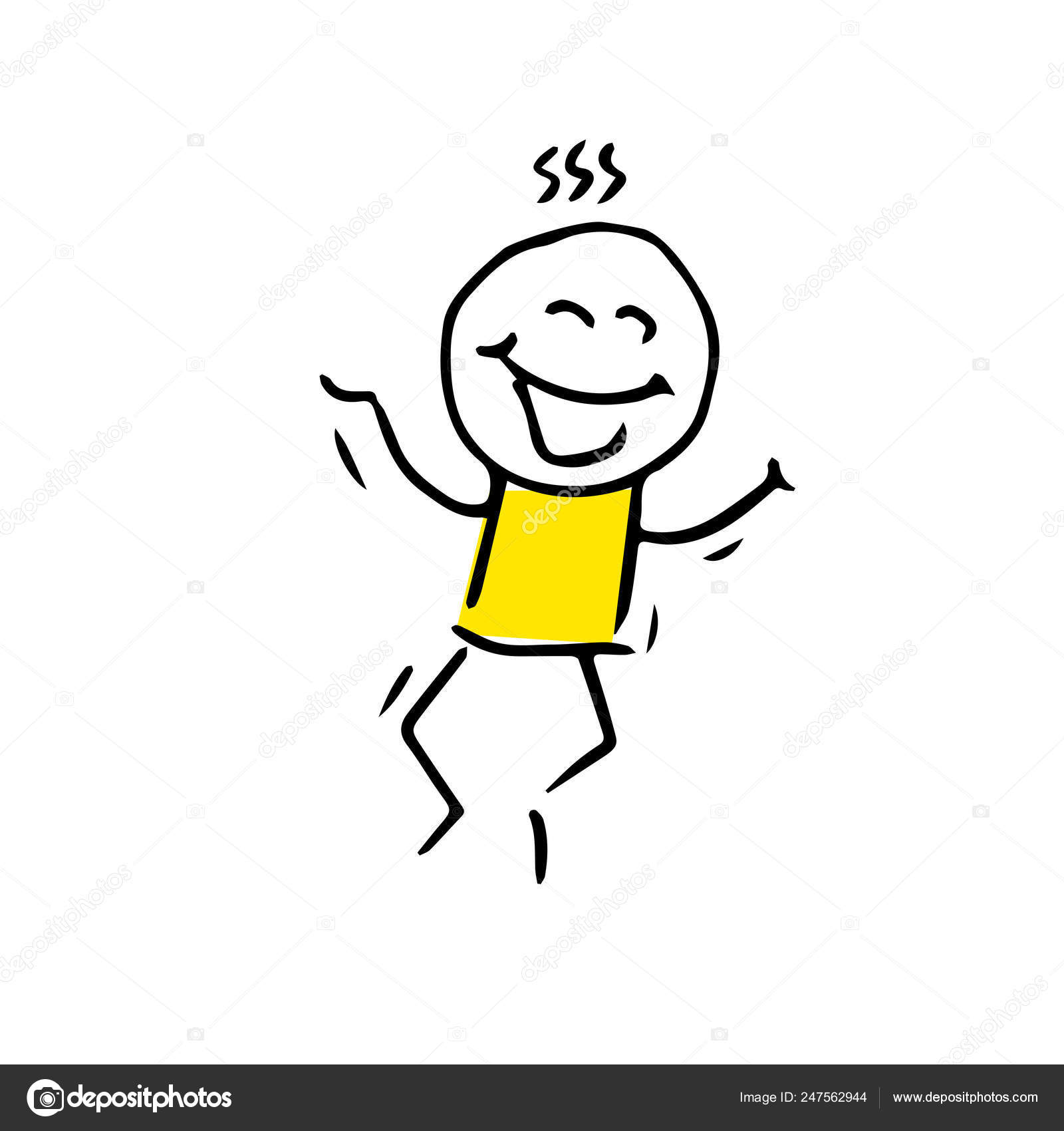 Moonwalk stick figure emoticon