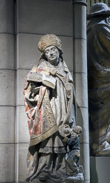 Nueva York Nueva York Usa Diciembre 2018 Estatua San Agustín — Foto de Stock