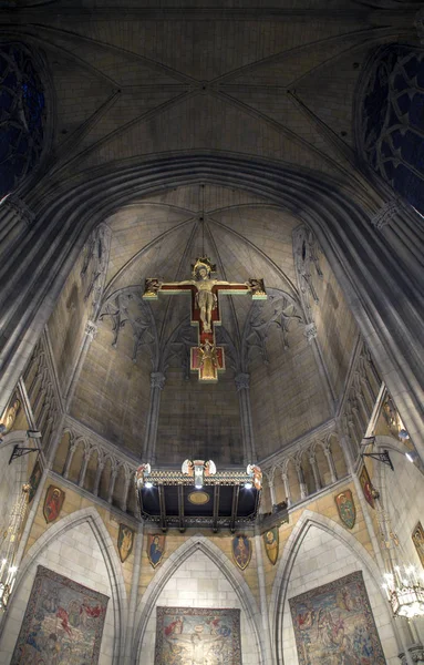 New York New York Usa April 2019 Ceiling Church Blessed — Stock Photo, Image