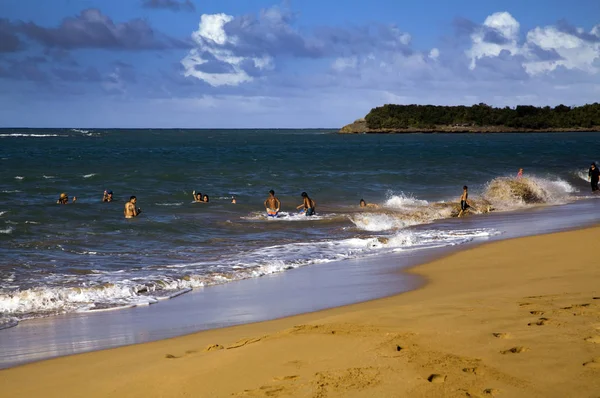 Porto Riko 'nun kuzey doğu sahili. — Stok fotoğraf