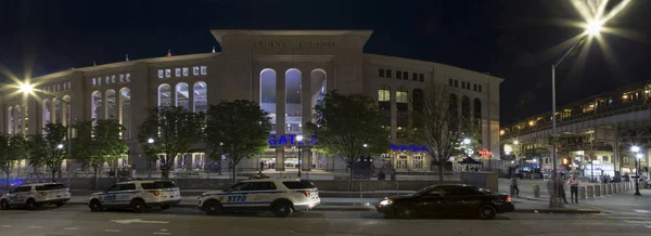 Bronx New York Usa Maj 2018 Vidvinkelvy Över Yankee Stadium — Stockfoto