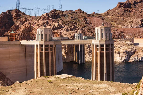 Hoover Damn Hydroelectric Power Plant Nevada Arizona Border — Stock Photo, Image