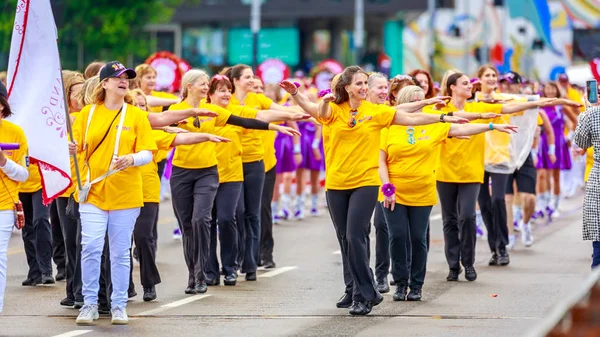 Portland Oregon Usa Czerwca 2018 Jeszcze Raz Wokół Ponownie Marching — Zdjęcie stockowe