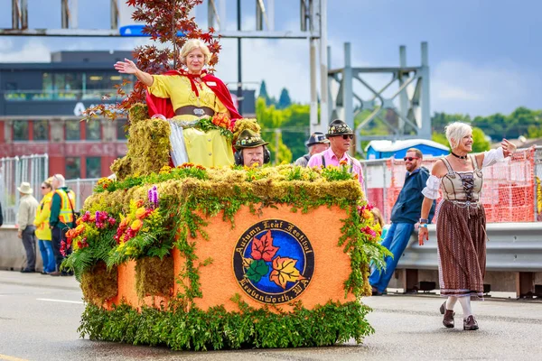 Portland Oregon Usa June 2018 Leavenworth Autumn Leaf Festival Mini — Stock Photo, Image