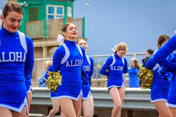 Portland Oregon Usa Června 2018 Aloha Střední Školy Pochodový Orchestr — Stock fotografie