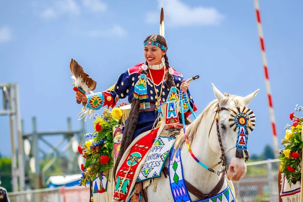 Portland Oregon Estados Unidos Junio 2018 Happy Canyon Princess Gran —  Fotos de Stock