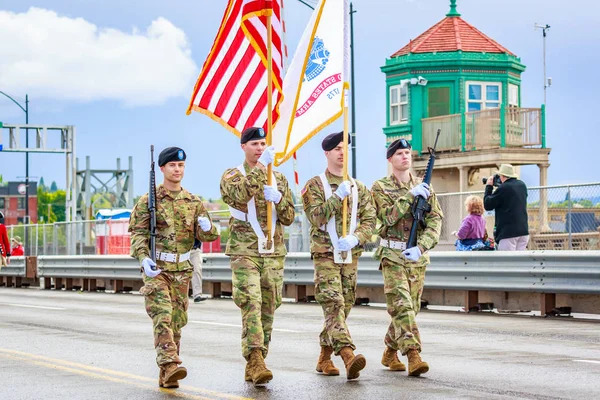 Portland Oregon Usa Czerwca 2018 Armii Stanów Zjednoczonych Grand Parade — Zdjęcie stockowe