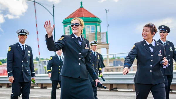 Portland Oregon Junio 2018 Portland Fire Rescue Grand Floral Parade —  Fotos de Stock