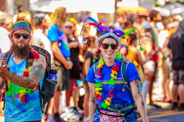 Portland Oregon Usa Juni 2018 Portlands Pride Parade 2018 Spiegelt — Stockfoto