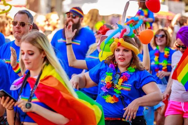 Portland Oregon Usa Juni 2018 Portlands Pride Parade 2018 Spiegelt — Stockfoto