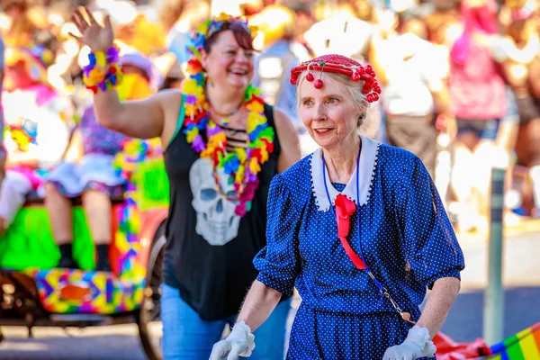 Portland Oregon Junio 2018 Desfile Del Orgullo 2018 Portland Refleja — Foto de Stock