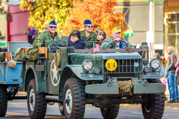 Portland Oregon Usa November 2018 Årliga Ross Hollywood Kapell Veterans — Stockfoto