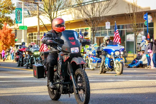 Portland Oregon Usa November 2018 Combat Veteran Motorcycle Association Annual — Stock Photo, Image