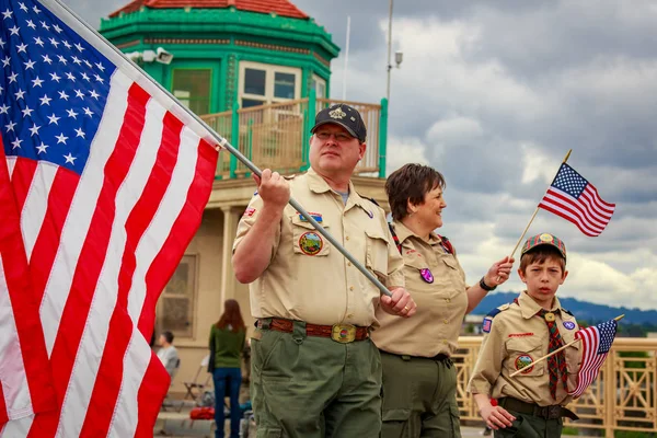 Große Blumenparade 2019 in Portland — Stockfoto