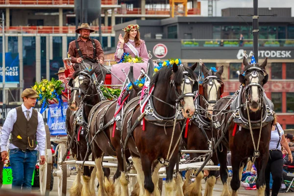 Große Blumenparade 2019 in Portland — Stockfoto