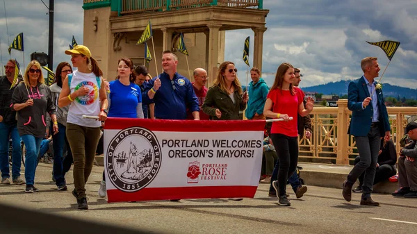Desfile De las Grandes Florales de Portland 2019 — Foto de Stock