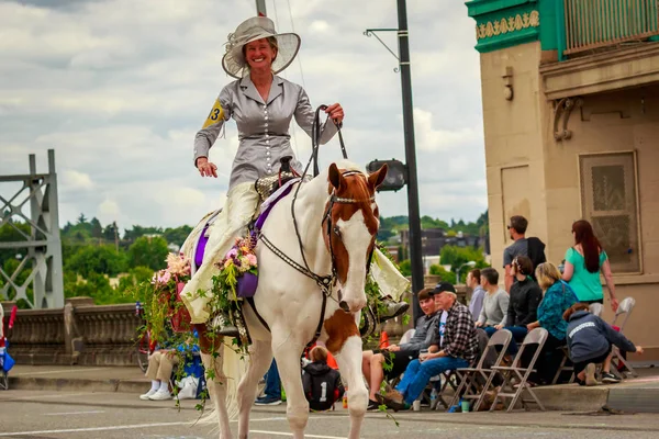 Portland Grand Floral Parade 2019 — Zdjęcie stockowe