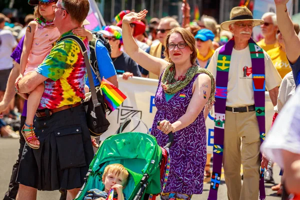 Parada do Orgulho de Portland 2019 — Fotografia de Stock