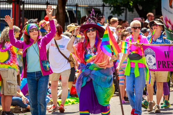 Parada do Orgulho de Portland 2019 — Fotografia de Stock