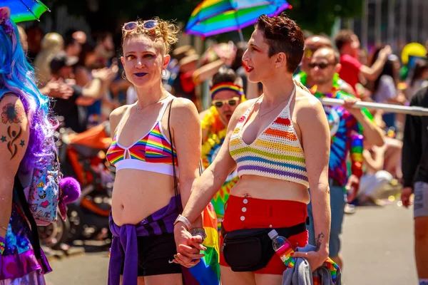 Parada do Orgulho de Portland 2019 — Fotografia de Stock