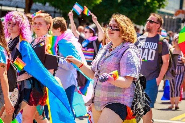 Portland Pride Parade 2019 — Zdjęcie stockowe