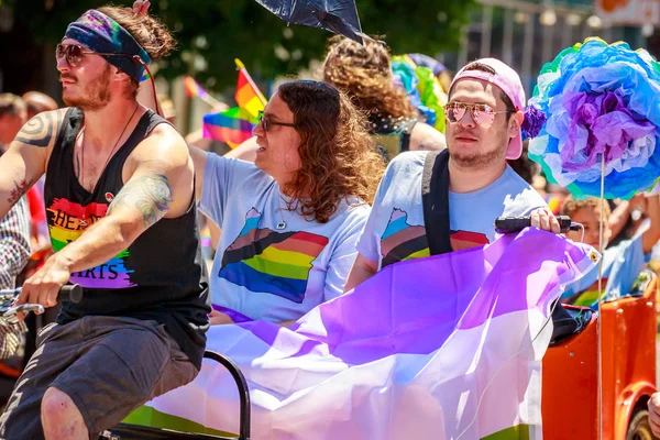 Parada do Orgulho de Portland 2019 — Fotografia de Stock