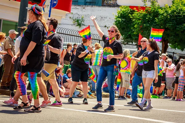 Portland Pride Parade 2019 — Zdjęcie stockowe