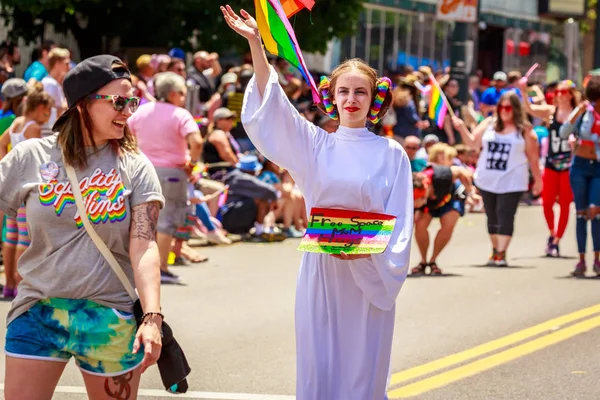 Portland Pride Parade 2019 — Zdjęcie stockowe