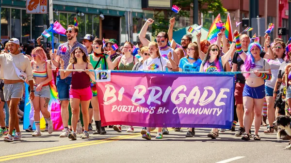 Desfile del Orgullo de Portland 2019 — Foto de Stock