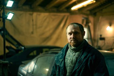 Sakalı olan kızıl saçlı bir adam portresi