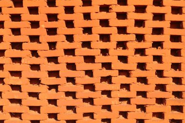 eski yapısal brick kırmızı duvar. arka plan. doku