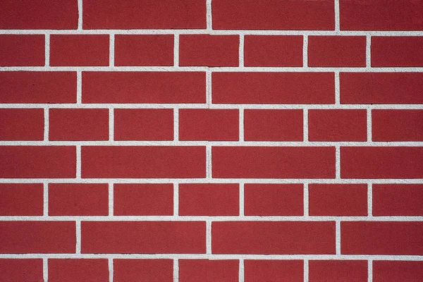 New Red Brick Wall Background Texture — Stockfoto