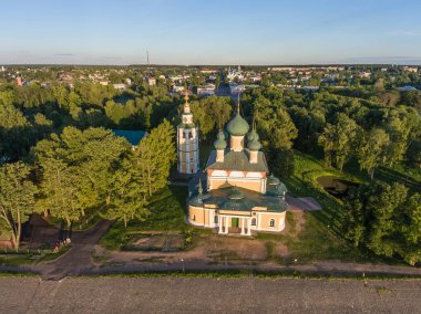 Uglich, Rusya Federasyonu, başkalaşım Katedrali ve çan kulesi