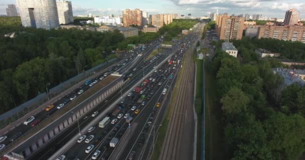 Volokolamskoye Highway Frome Moscú Rusia — Vídeos de Stock