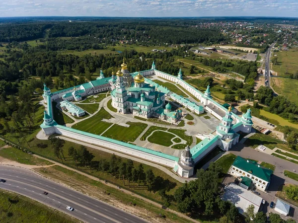 Resurrección Nueva Jerusalén Jerusalén Monasterio Stauropegic Vista Desde Arriba Rusia — Foto de Stock