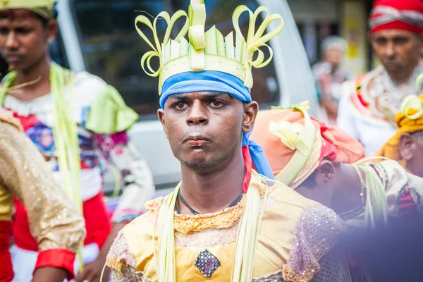 Kleurrijke Masquerade nationale Festival. Matara. Sri Lanka — Stockfoto