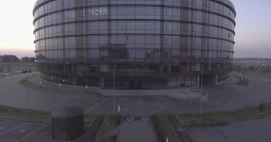 Innopolis şehri, Tataristan, Rusya. Geleceğin şehri. Teknopark A.Ş. Popova. Hava uçuşları. Ultrahd 4k