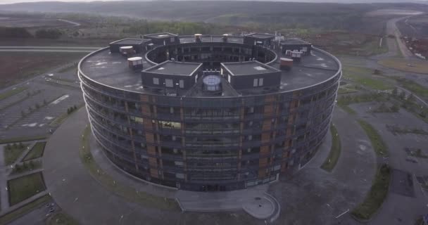 Nikola Lenivets Ryssland Art Object Lighthouse Ugra Kaluga Regionen Antenn — Stockvideo