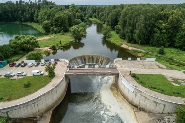 Yaropolets, Rusya. Yaropoletskaya Ges ve Volokolamskiy waterfa