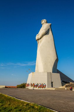 Murmansk, Rusya Federasyonu. Alyosha-sov savunma Anıtı