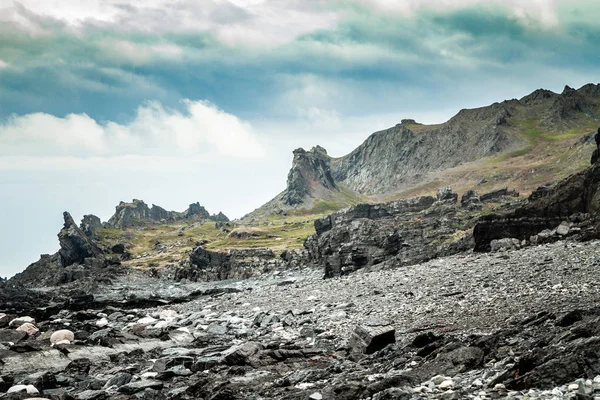 Coast of the Arctic Ocean. Cape Kekurskiy, Russia — Stock Photo, Image