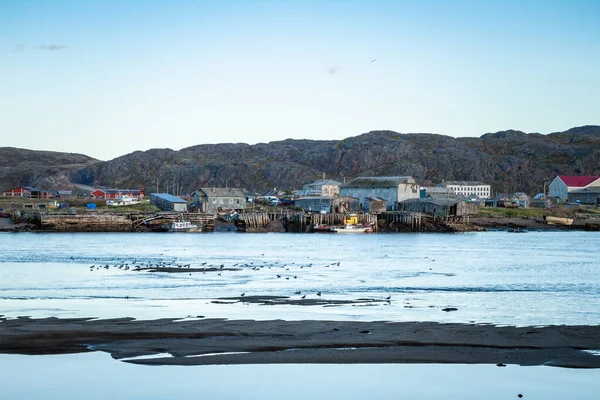 Teriberka. Côte de l'océan Arctique. Russie . — Photo