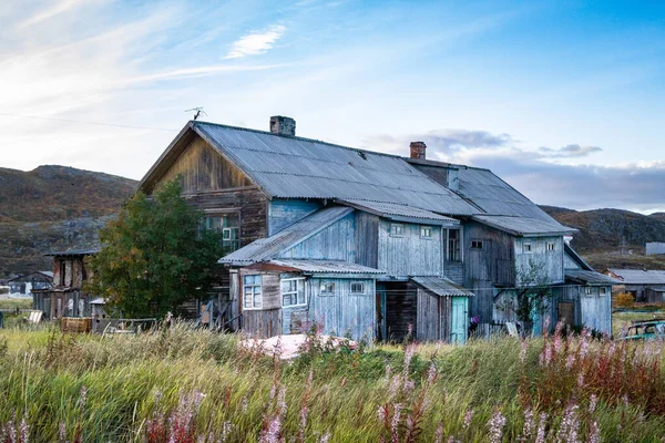 Teriberka. Arctic Okyanusu 'nun kıyısı. Rusya.